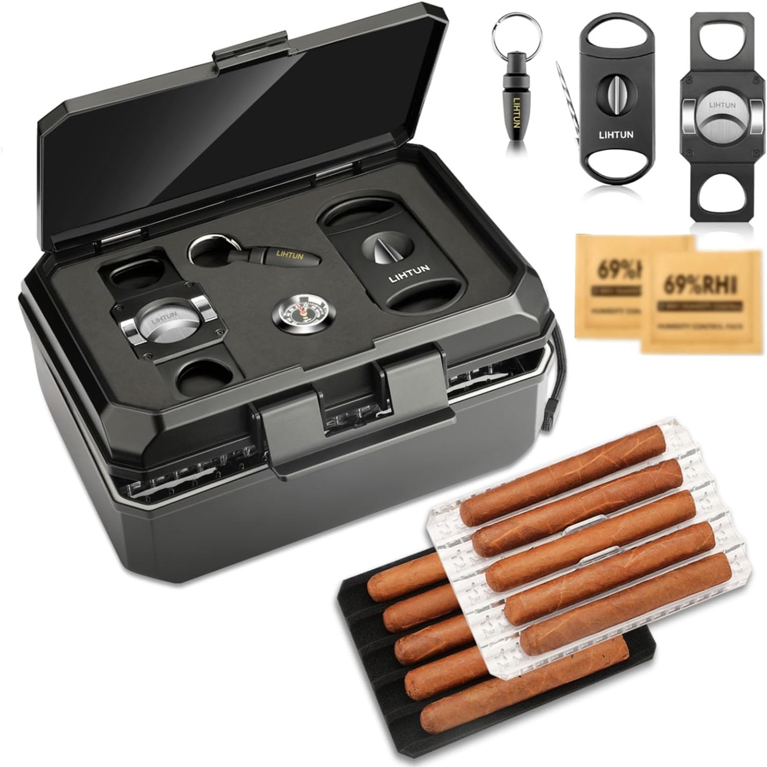 LIHTUN Travel Cigar Gift Set