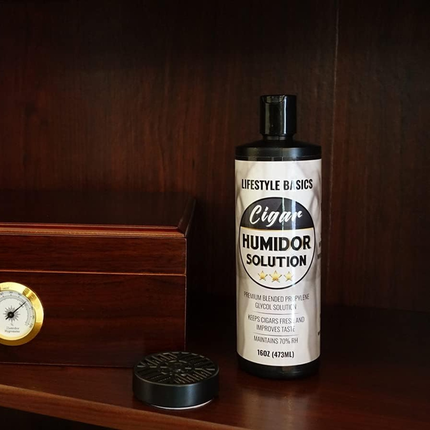Lifestyle Basics Humidor Solution 16 oz Two-Pack
