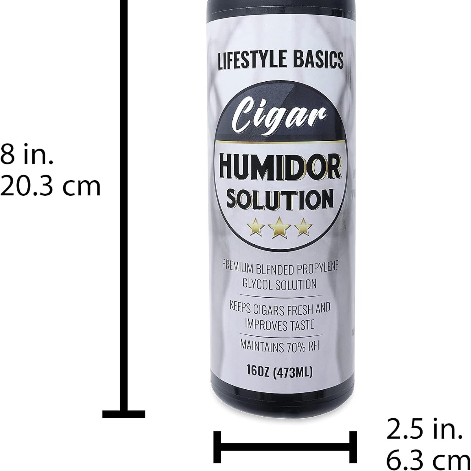 Lifestyle Basics Humidor Solution 16 oz Two-Pack