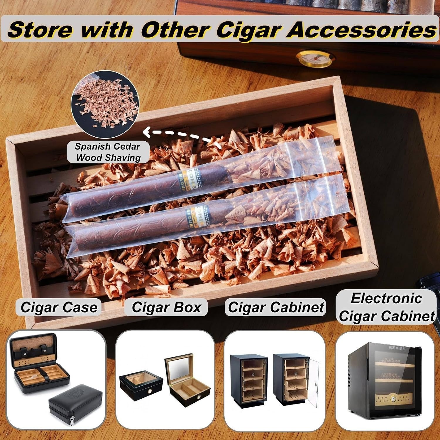 Eoho Resealable Cigar Bags, 50 Count: image 7