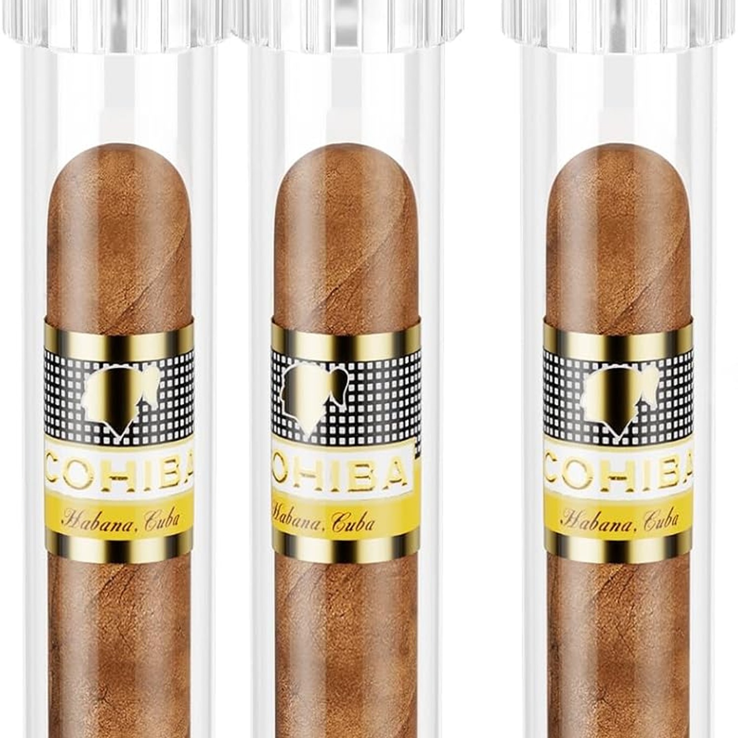 FANKAI Detachable Cigar Humidor Tubes (Set of 3)